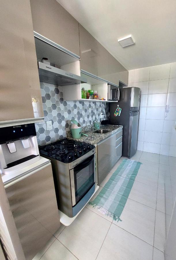Flat Aconchegante, 3 Quartos, Condominio Muro Alto Em Порту-де-Галиньяш Экстерьер фото