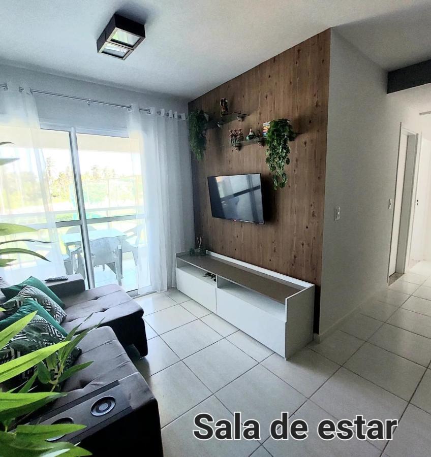 Flat Aconchegante, 3 Quartos, Condominio Muro Alto Em Порту-де-Галиньяш Экстерьер фото